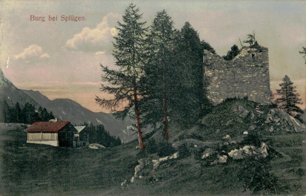 Burg bei Splügen Vorderseite