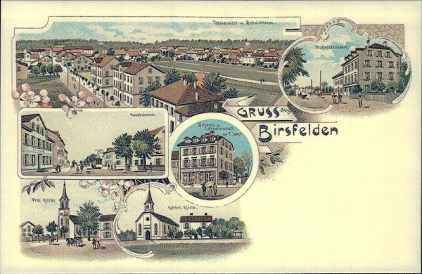Gruss aus Birsfelden, REPRODUKTION Vorderseite