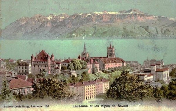 Lausanne et les Alpes de Savoie Vorderseite
