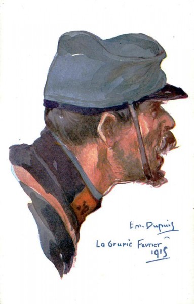 La Grurue, fevrier 1915 Vorderseite