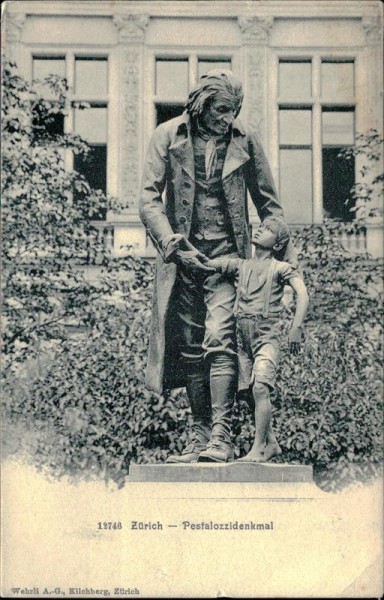Pestalozzidenkmal (Zürich) Vorderseite
