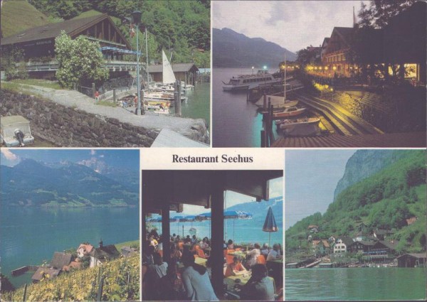 Quinten, Restaurant Seehus Vorderseite