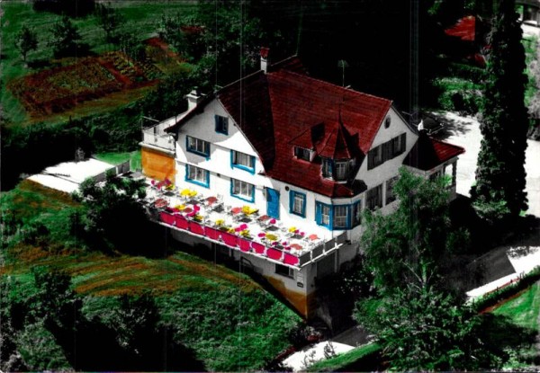 Oberuzwil, Rest. Freudenberg, Flugaufnahme Vorderseite