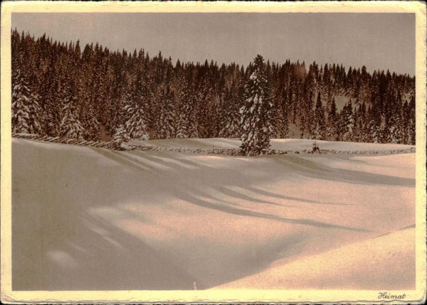 Winter am Landquartberg Vorderseite
