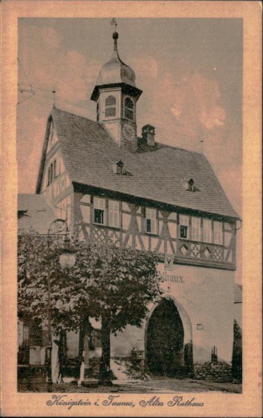 Königstein im Taunus - Altes Rathaus Vorderseite