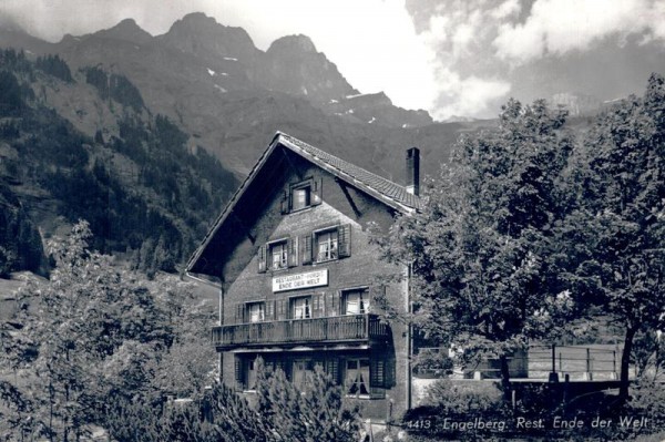 Engelberg, Rest. Ende der Welt Vorderseite