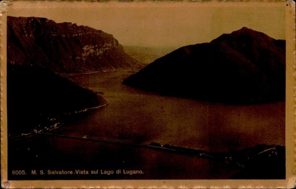 Lago di Lugano/Monte San Salvatore Vorderseite