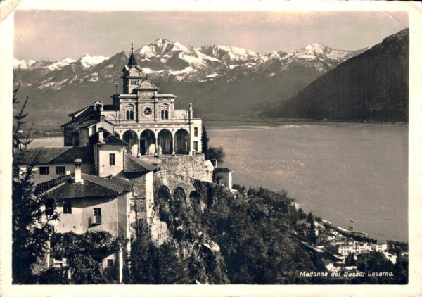 Madonna del Sasso, Locarno. 1945 Vorderseite