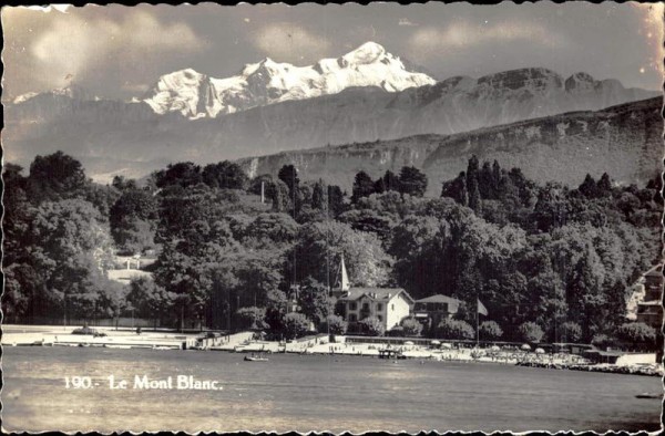 Le Mont Blanc (Genève) Vorderseite