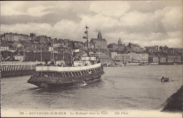 Boulogne-sur-mer, le Holland dans le port