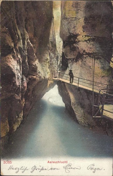 Aareschlucht Vorderseite