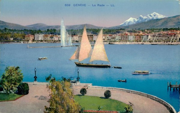Genève, La Rade Vorderseite