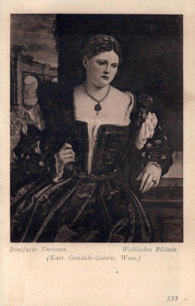 Weibliches Bildnis (Kais. Gemälde-Galerie, Wien) Vorderseite