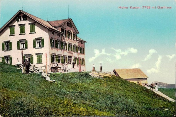 Hoher Kasten/Gasthaus (1798 m) Vorderseite