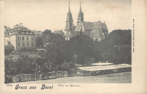 Gruss aus Basel (Pfalz mit Münster)