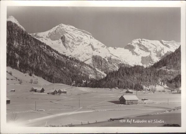 Auf Kuhboden mit Säntis