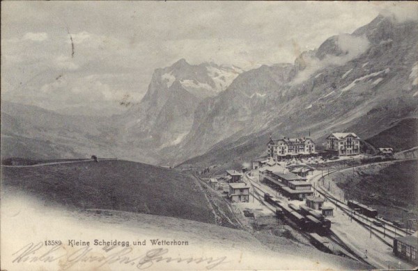 Kleine Scheidegg und Wetterhorn