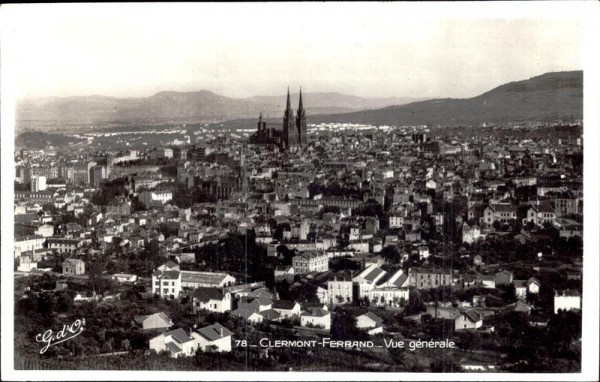 Clermont - Ferrand - Vue générale Vorderseite