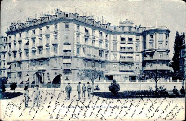Genève - Grand Hotel Beau-Rivage Vorderseite