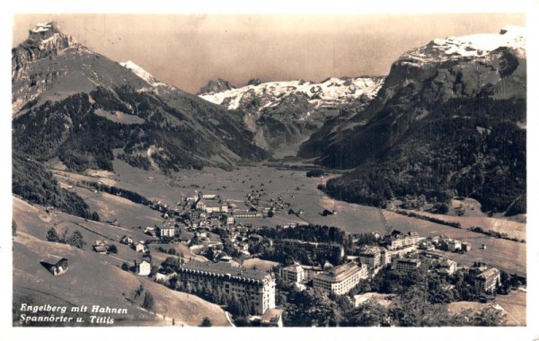 Engelberg Hahnen Spannörter u.Titlis Vorderseite