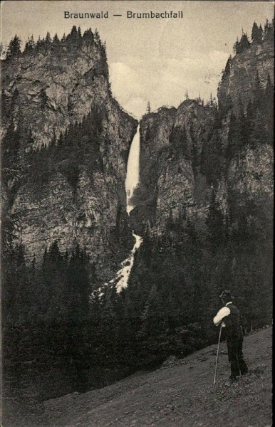 Braunwald - Brumbachfall Vorderseite