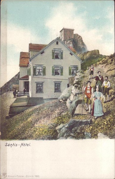 Säntis Hotel, alter Säntis Vorderseite