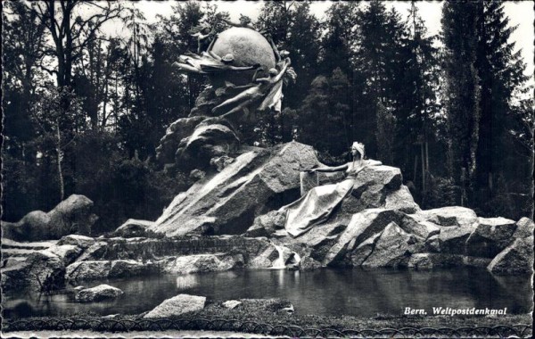 Weltpostdenkmal, Bern Vorderseite