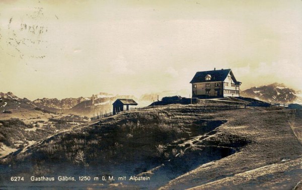 Gais, Gasthaus Gäbris Vorderseite