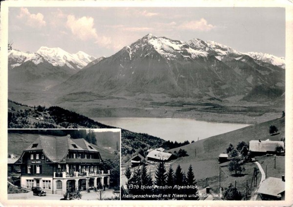 Hotel Pension Alpenblick, Heiligenschwendi Vorderseite