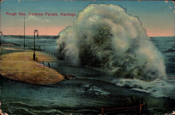 Rough Sea, Caroline Parade, Hastings