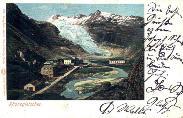 Rhonegletscher Vorderseite