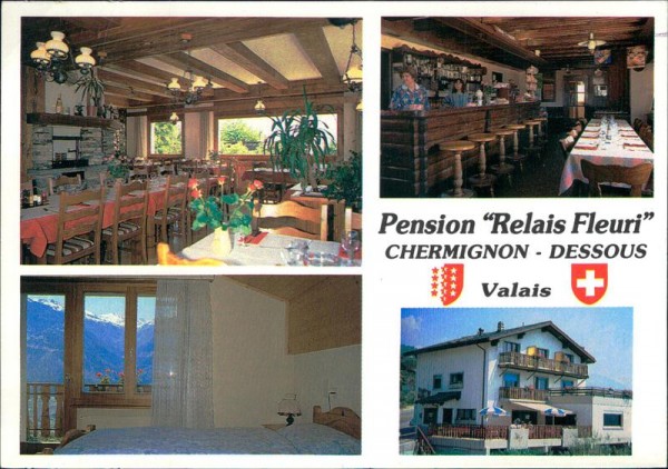 Chermignon-Dessous, Pension Relais Fleuri Vorderseite