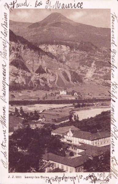 Lavey-les-Bains - Vue générale