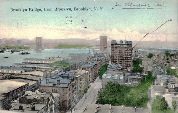 Brooklyn Bridge, from Brooklyn, Brooklyn, N.Y Vorderseite