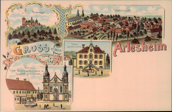 Gruss aus Arlesheim, REPRODUKTION Vorderseite
