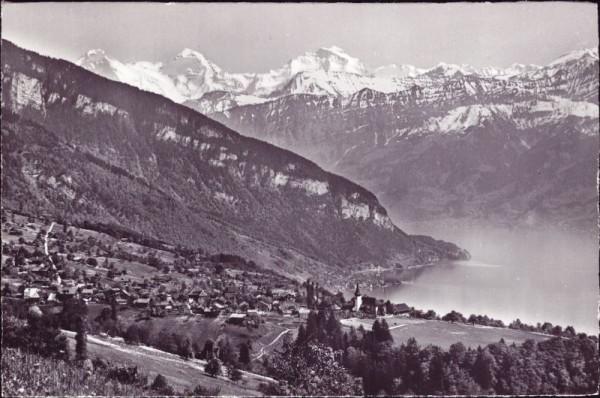 Sigriswil Thunersee - Eiger Mönch Jungfrau Gletscherhorn Ebnefluh MIttaghorn