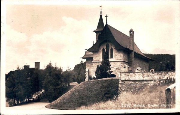 English church (Maloja) Vorderseite