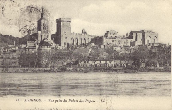 Avignon. Vue Prise du Palais des Papes