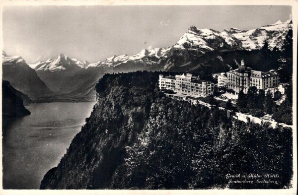 Grand Hotel Kulm u. Sonnenberg Seelisberg Vorderseite