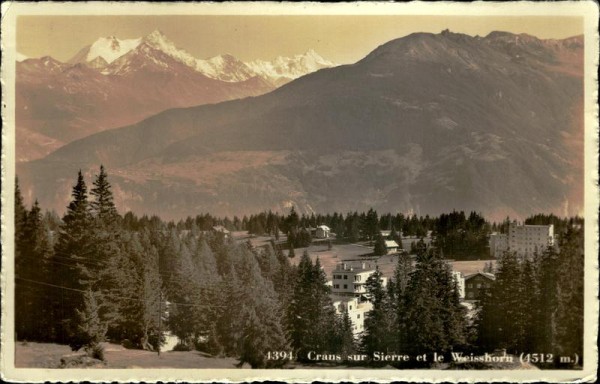 Crans sur Sierre Vorderseite