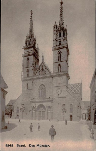 Basel, Das Münster Vorderseite
