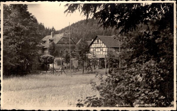Zeulenroda, Weidatal, Hammermühle Vorderseite