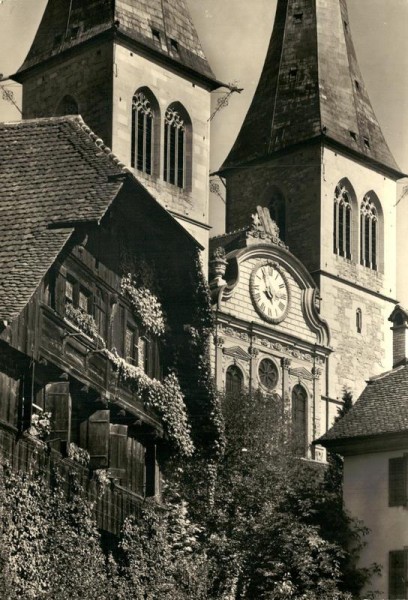 Luzern, Hofkirche und Kaplanei Vorderseite