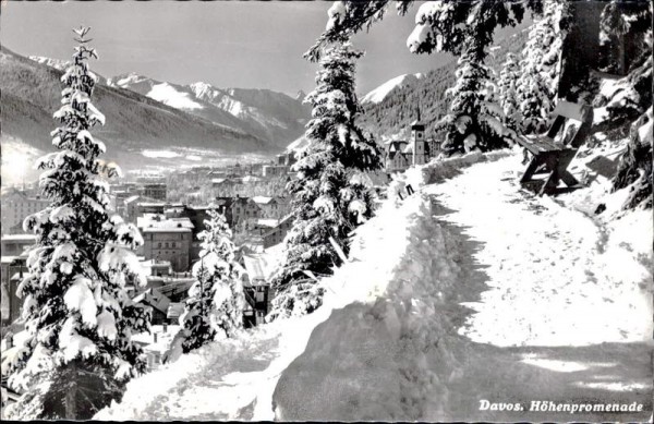 Davos, Höhenpromenade Vorderseite