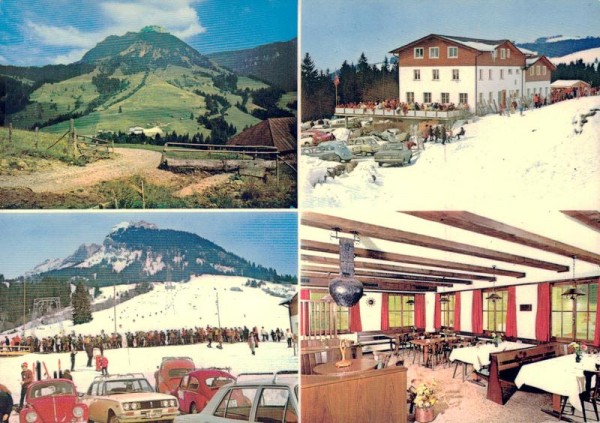 Skilift und Bergrestaurant Finsterwald- Gfellen Vorderseite