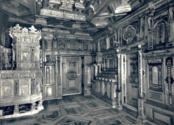 Näfels, Prunkzimmer im Freulerpalast Vorderseite