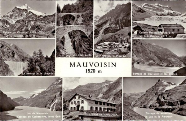Lac de Mauvoisin Vorderseite