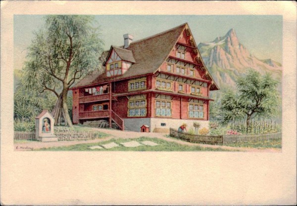 unbekanntes Haus Vorderseite
