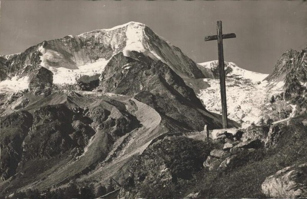 Arolla, le Pigne et le glacier de Zinarffien. 1946 Vorderseite