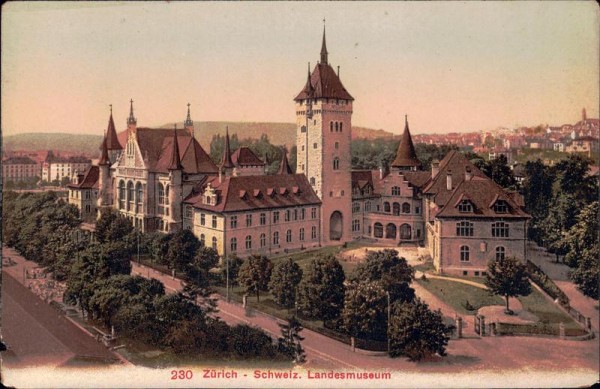 Zürich- Schweiz - Landesmuseum Vorderseite